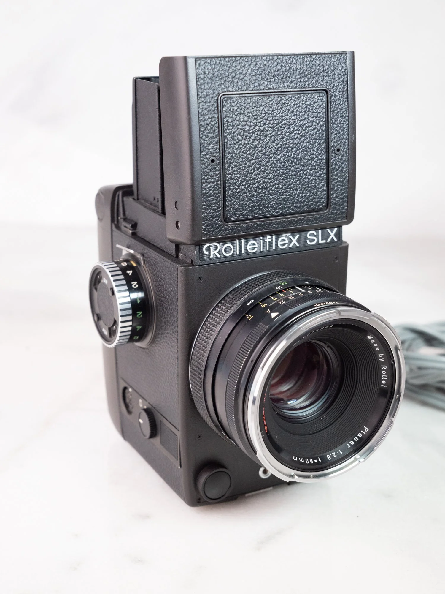 Rolleiflex SLX Medium Format Film SLR Camera with Rollei HFT 80mm